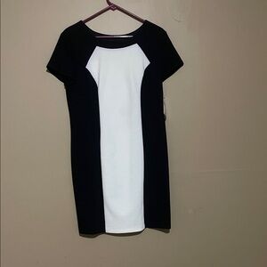 AB Studio Monochrome Mini Dress